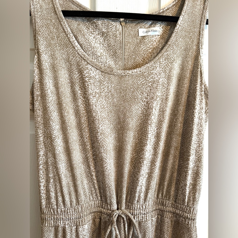 Calvin Klein Tan Jumpsuit - Picture 2 of 2